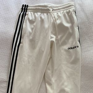 Adidas Women's White Trackpants Size S